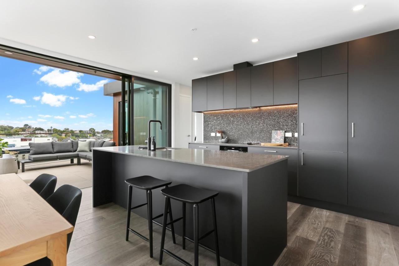 Ferienwohnung Enfield Sky - Brand New Luxury Penthouse Auckland Exterior foto