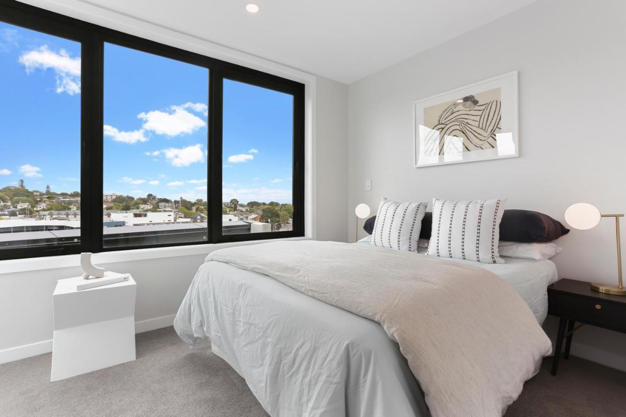 Ferienwohnung Enfield Sky - Brand New Luxury Penthouse Auckland Exterior foto